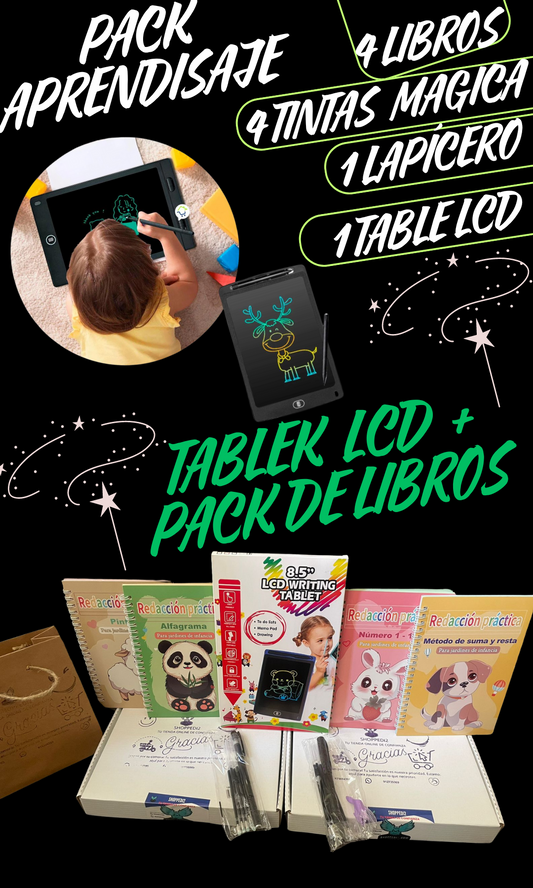 LIBRO CALIGRAFIA EN CAJA CON TABLETA MÁGICA